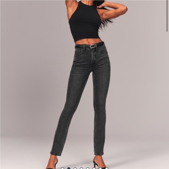 A&F The Skinny High Rise Jeans - Size 29/8R - Picture 2 of 9